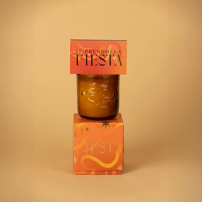 SET FIESTA: VELA + MATCH BOX