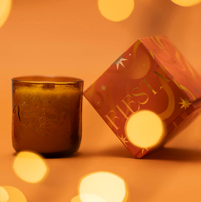 SET FIESTA: VELA + MATCH BOX