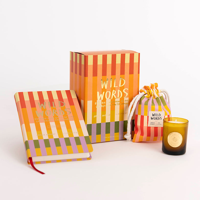 SET WILD WORDS x Amalia Andrade: Diario + Vela 4oz