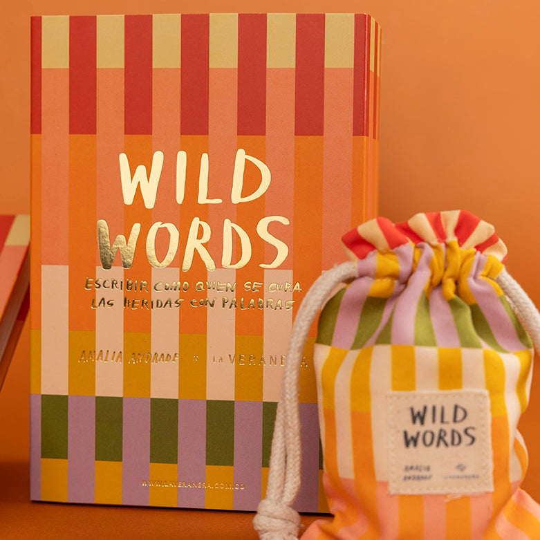 SET WILD WORDS x AMALIA ANDRADE: Diario + Vela 4oz