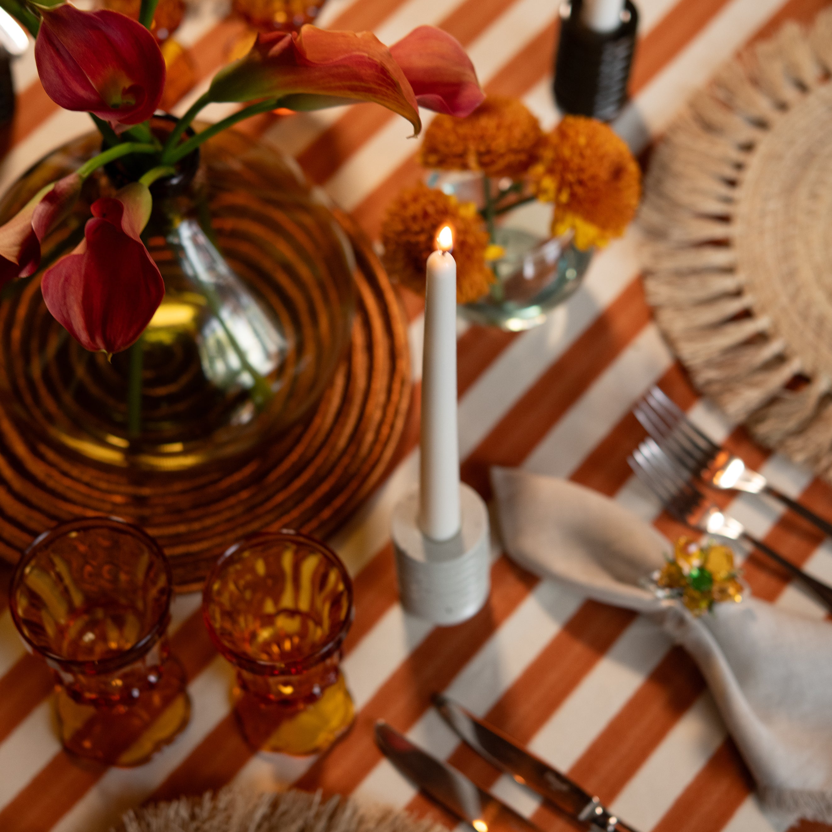VELAS PARA CANDELABRO: Set x3