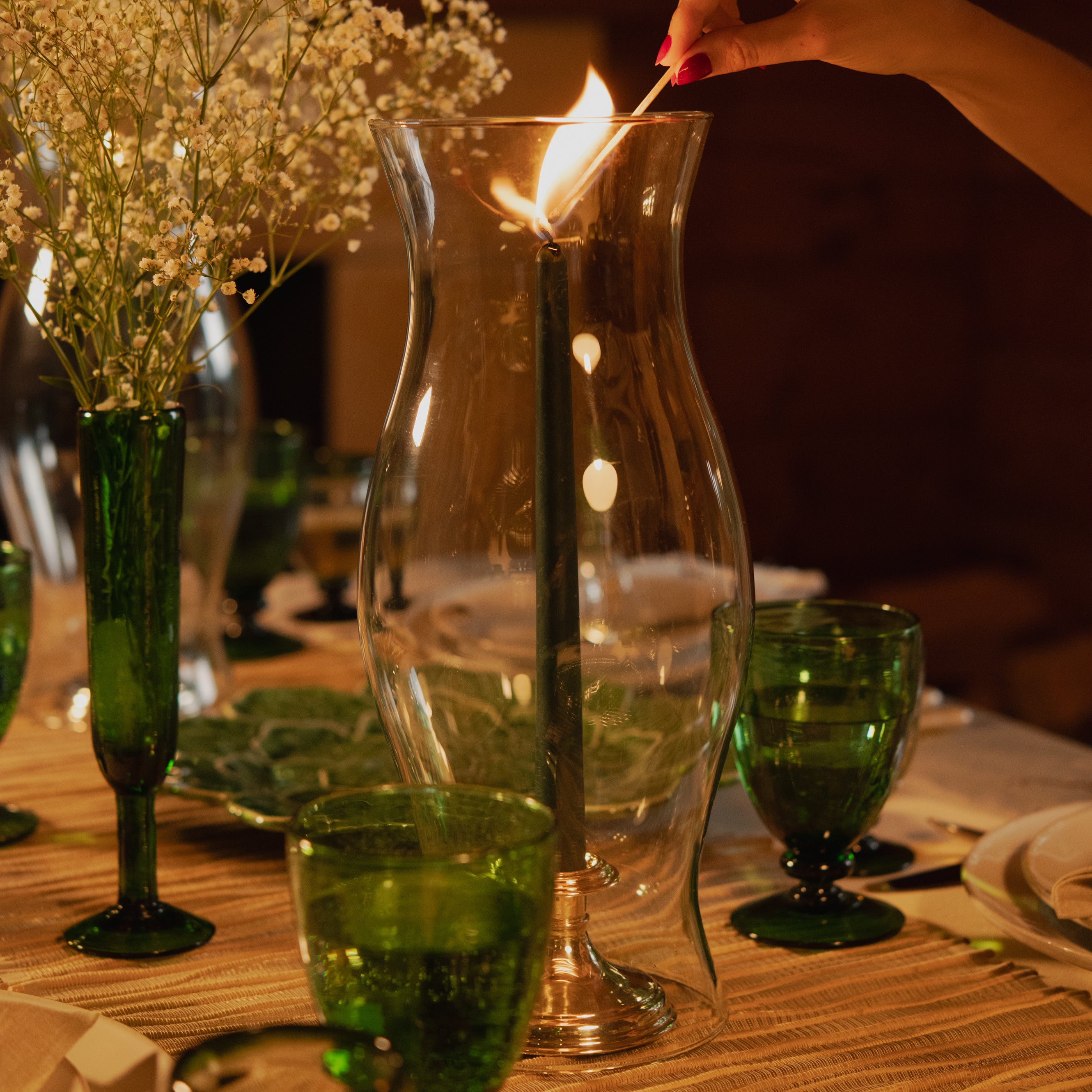 VELAS PARA CANDELABRO: Set x3
